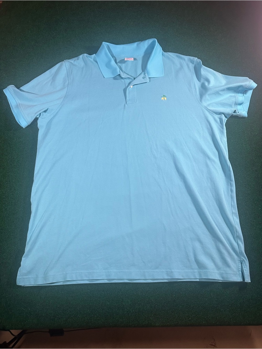 Men's Light Blue Brooks Brothers Polo Shirt - Classic Short Sleeve